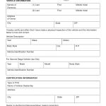 Form RT DS 49. Dealer Certification - Vehicle Information - Illinois
