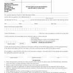 Form VSD 774. Beneficiary Claim Form - Illinois