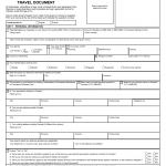 Form IMM 5524. Application for a permanent resident travel document