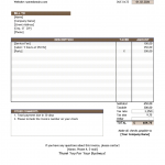 Standard Invoice Excel Template (XLSX) – Automatic Calculations