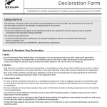 INZ 1242. Resident Visa Declaration Form