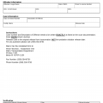 Form ITD 3094. Verification of Release from Incarceration