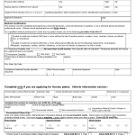 Form ITD 3392. Disability License Plates and Placards