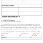 Form ITD 3414. Affidavit of Inheritance