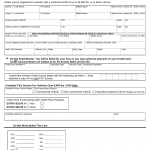 Form ITD 3427. Radio Amateur Plates