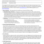 Form ITD 3551. IRP Requirements Form