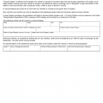 Form ITD 3932. Notification Of Casual Display Of A Vehicle