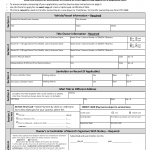 Form ITD 3367. Duplicate Idaho Title Application