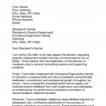 Job Appeal Letter