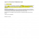 Landlord lease termination letter