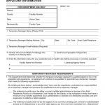 Form LIC 216TM. Temporary Manager Appointment Applicant Information - California