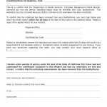 Form LIC 300C. Removal Confirmation - Rescinded - California