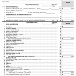 Form LIC 401. Monthly Operating Statement