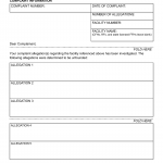 Form LIC 856D. Complaint Determination Notification - Unfounded - California