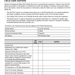Form LIC 9118. Facility Inspection Checklist Checklist Child Care Centers - California