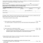 Mass RMV - Medical Evaluation Form