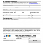 Mass RMV - Off-the-Road Verification Inspection Form