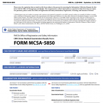 Form MCSA-5850. CMV Driver Medical Examination Results