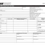 MD MVA Form ICD-073 - Maryland MVA Trading Partner Info Sheet