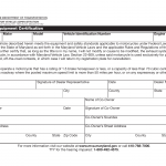 MD MVA Form VR-094 - Motorcycle Equipment Certification