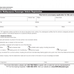 MD MVA Form VR-095 - Certification for Multipurpose Passenger Vehicle Registration