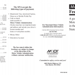 MD MVA Form VR-316 - Motor Vehicle Fees