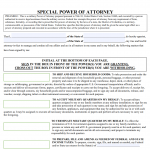 Military Power of Attorney