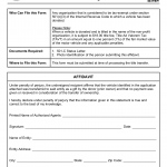 GA DMV Form MV-31 Affidavit for Non-Profit Organizations
