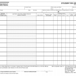 Student MV-285 Roster form