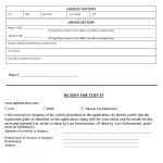 Form MVR-18A. Application for Plate Turn in Verification