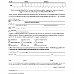 Form MVR-59 - Modified Utility Vehicle Affidavit