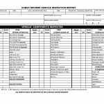 NJ MVC Drivers Vehicle Inspection Report