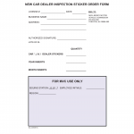 NJ MVC Form BLC-38 - New Car Dealer Inspection Sticker Order Form