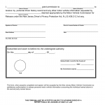 NJ MVC Form DO-21A - Authorization to  Release Personal Information