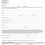 NJ MVC Form GU-41a - Application for Special Road Crossing Permit "Section A"