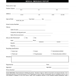 NJ MVC Form MR-4 - Medical Emergency Report