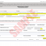 NJ MVC Form Federal Medical Examiner Certificate