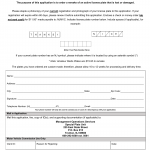 NJ MVC Form SPU-89 - Application For Remaking Of An Existing License Plate