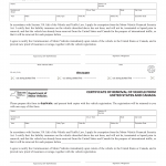 NYS DMV Form FS-113. Certificate of Removal From United States and Canada