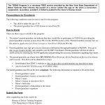 NYS DMV Form MV-1046. TEENS (Teen Electronic Event Notification Service) Program