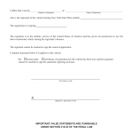 NYS DMV Form MV-454. Affirmation for Renewal of Registration for Absentee Owner