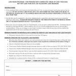 NYS DMV Form MV-80L. Eye Test Report for Medical Review Unit