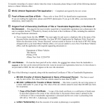 NYS DMV Form MV-843. Transfer of Ownership When the Vehicle Owner is Deceased