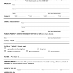 OCFS-0291. Application to Operate a Detention Facility