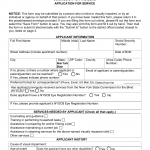 OCFS-1002. Application for Service