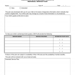 OCFS-3440. Individual Service Plan