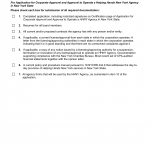 OCFS-5483. Document Checklist for Helping Hands New York (HHNY) Applications