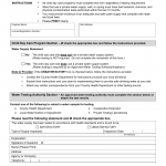 OCFS-6014. Report of Water Supply Testing