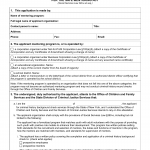 OCFS-7068. Application for Access to New York State Criminal History Records Per the Safe Mentoring Act