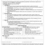 Oregon DMV Form 735-6511. Assembled, Reconstructed or Replica Vehicle Certification
